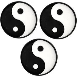 Vibrastop- Discho - Yin und Yang - schwarz/weiß - 3 Stck.