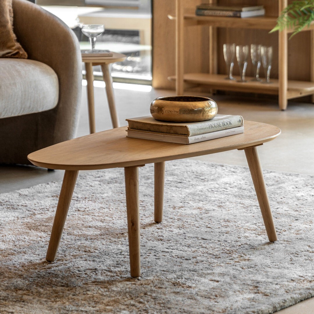 Rio Coffee Table White 350cm H X 1,000cm W X 500cm D