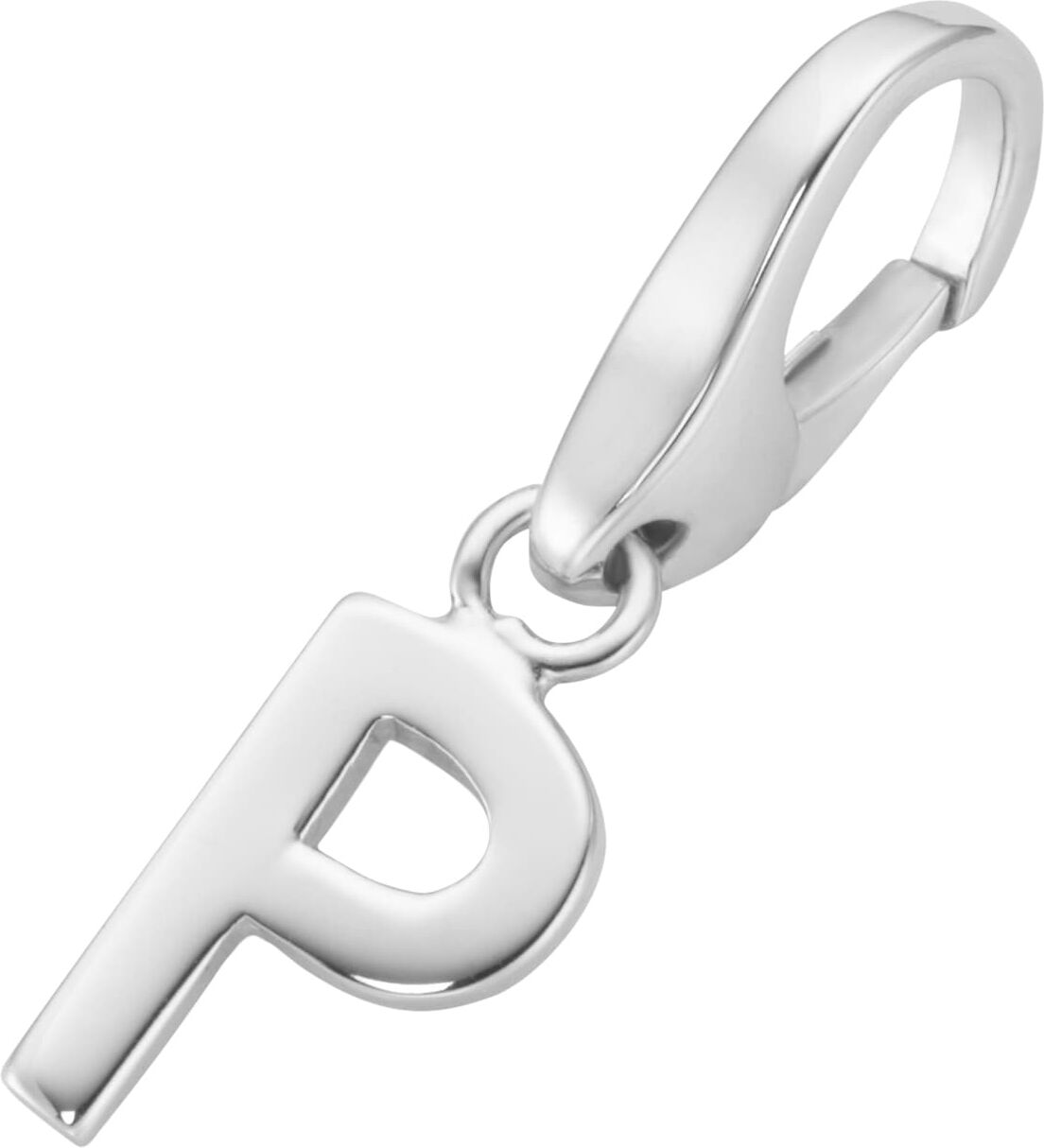 Charm Buchstabe "Buchstabe P, Silber 925", silber, GIORGIO MARTELLO MILANO, Charms, Damen