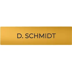 DoorBird D21x Namensschild für eine Ruftaste, individuelle Gravur – RAL 1003