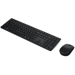 LENOVO Professional Wireless Rechargeable Combo Keyboard and Mouse, USB/Bluetooth, BG