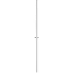 Zubehör Türbeschlag, Innentür 83x201,5 cm Weiss ESG-Glas und Aluminium