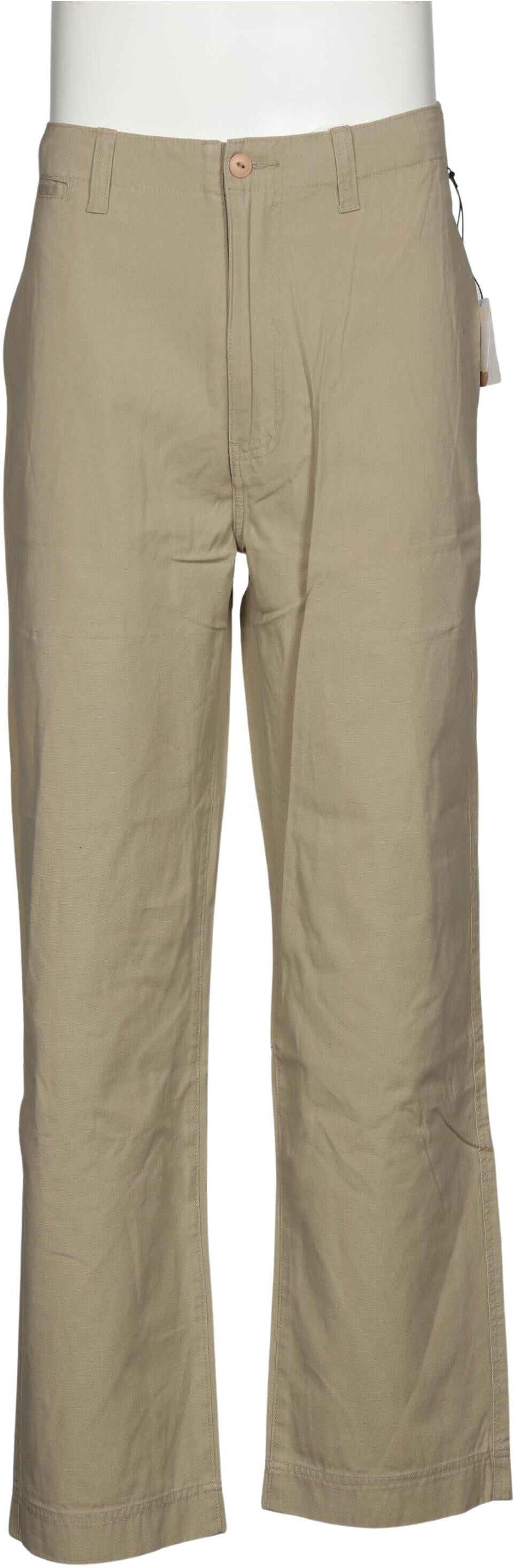 Fred Perry Herren Stoffhose, Beige, Gr. W34, Baumwolle - Second Hand