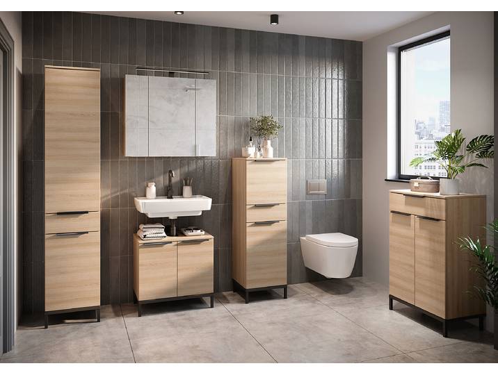 Meuble midi Lavega 38 x 123 x 38cm Marron