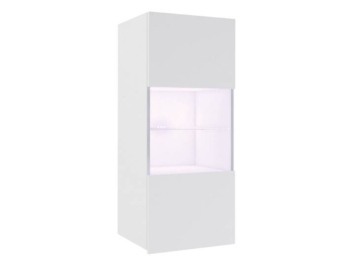 MIRJAN24 Vitrine Calabrini 05 (mit Drehtür) Gehärtetes Glas, LED-Beleuchtung als Option