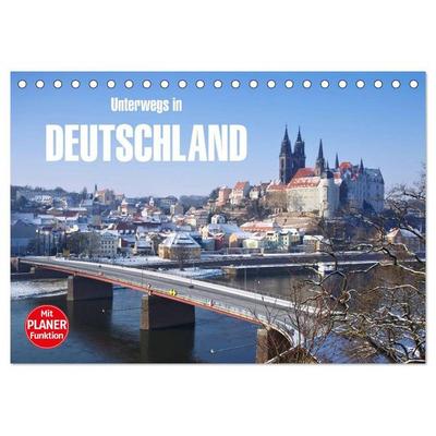 Unterwegs in Deutschland (Tischkalender 2026 DIN A5 quer), CALVENDO Monatskalender