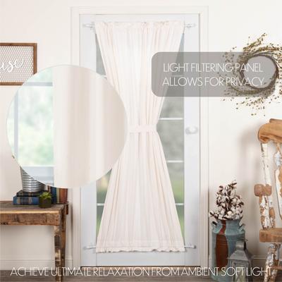 VHC Brands Simple Life Flax Door Panel - Door Panel 72x40 - Door Panel 72x40
