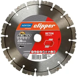 Norton Clipper, Sägeblatt, Clipper Diamantscheibe Pro Beton Silencio 230 mm