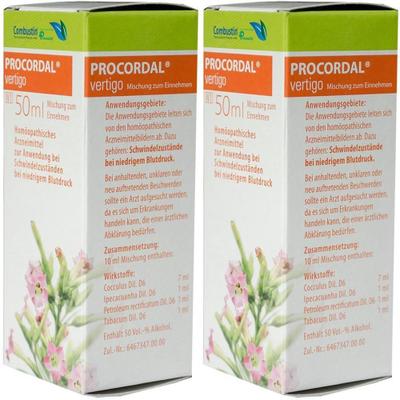 Procordal vertigo Mischung 2x 2x50 ml Dilution