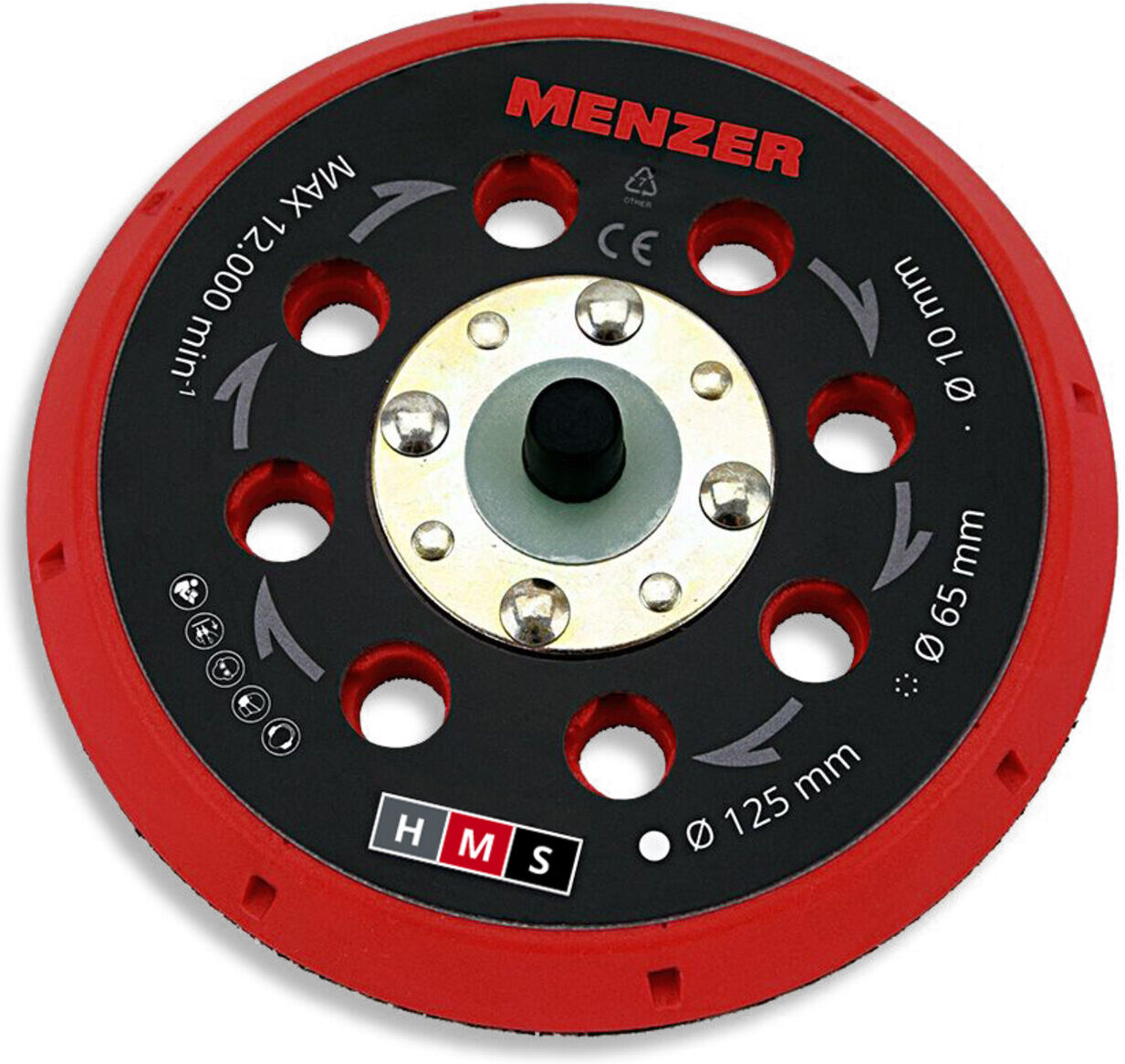 MENZER Multi-Loch-Schleifteller Ø 125 mm medium (117030001)