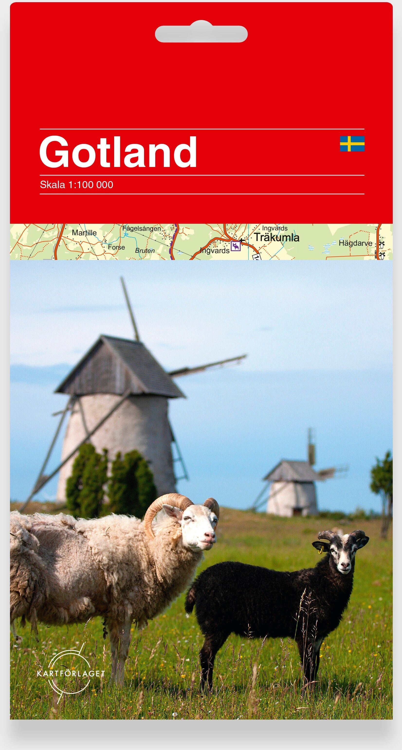 Norstedts Carte routière - Gotland (Suède)