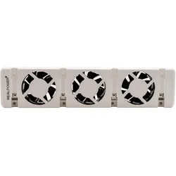 RealPower Heizungslüfter HL-1,Lüfter mit 3 Ventilatoren (1x), PC Lüfter, Weiss