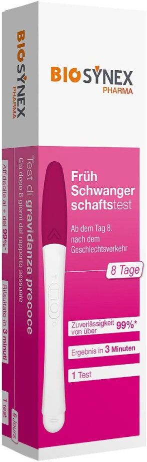 Biosynex Früh Schwangerschaftstest ab Tag 8 Urin 1stk