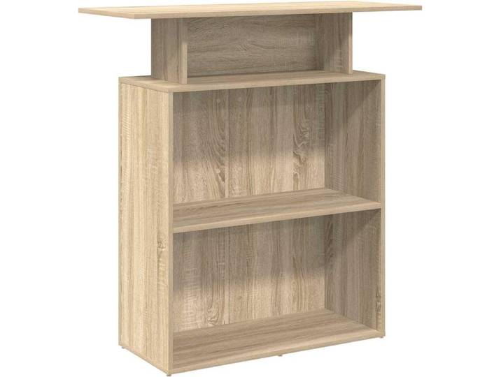 vidaXL Empfangstresen Sonoma-Eiche 100 x 40 x 104 cm Holzwerkstoff