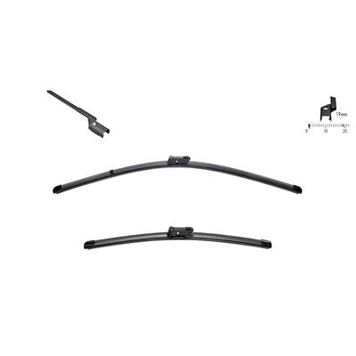 SWF Wischblatt ORIGINAL VISIOFLEX SET 119435 vorne für Mercedes