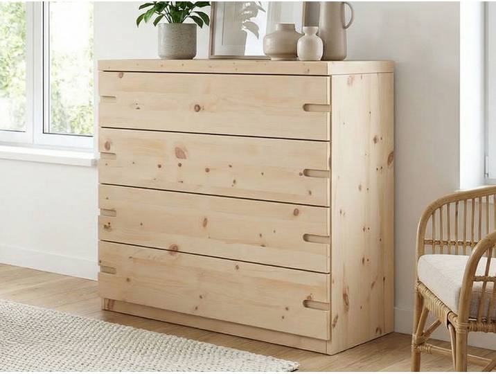 Zirbenkommode „Stefan“ 100 cm Massivholz Zirbe