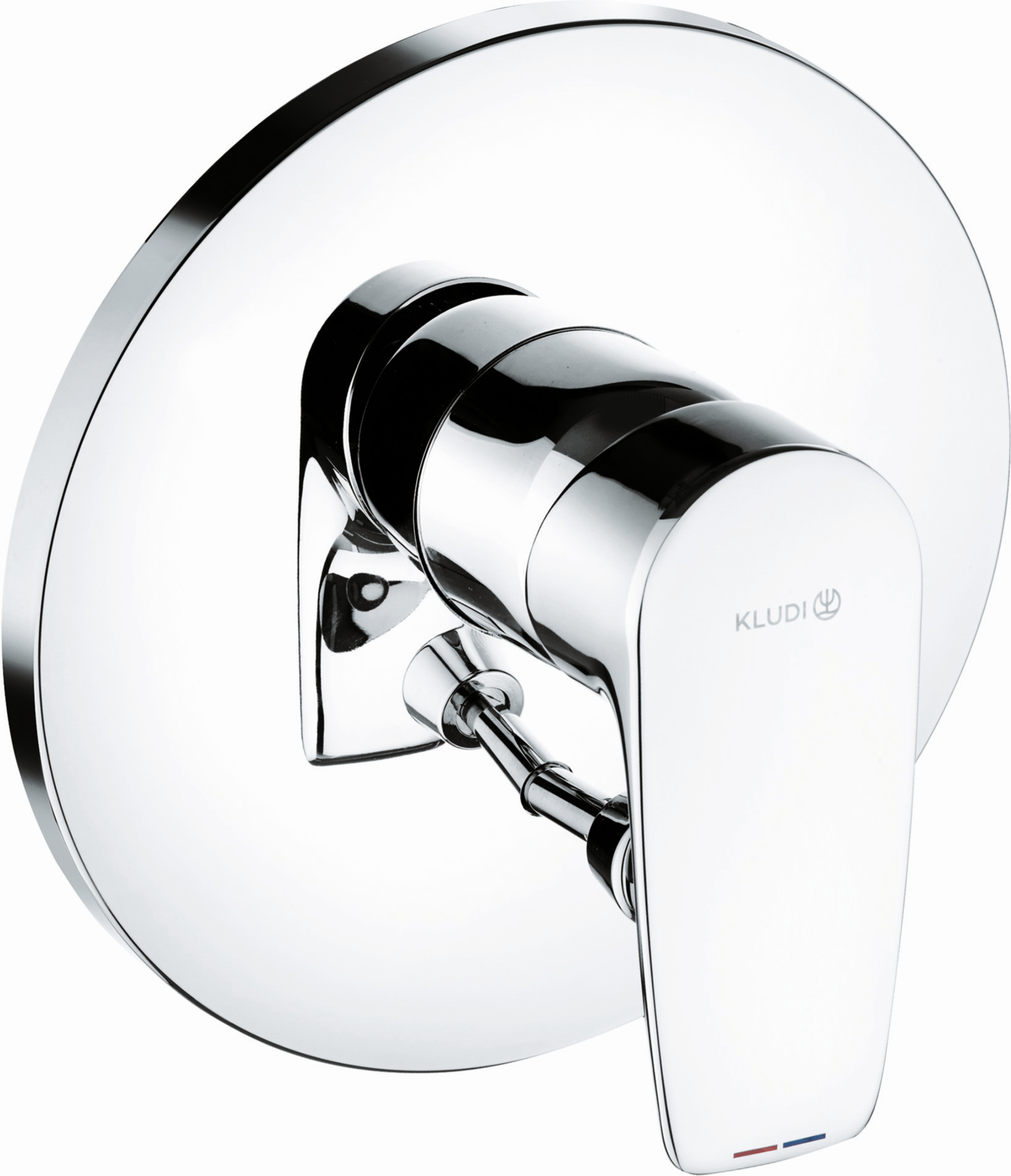 Kludi Pure & Solid 346500575 chromé, garniture de baignoire et garniture de douche dissimulées