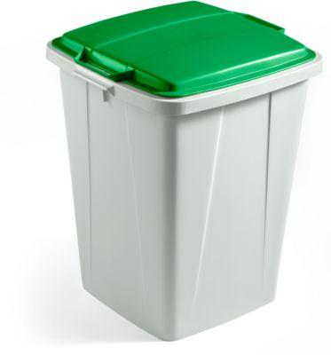 Wertstoff-Sammelbehälter, 90 l, mit Deckel, grün