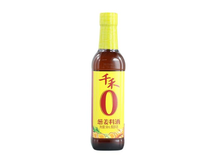 Qianhe Natuurlijke Kookwijn met Lente-ui en Gember, 500 ml