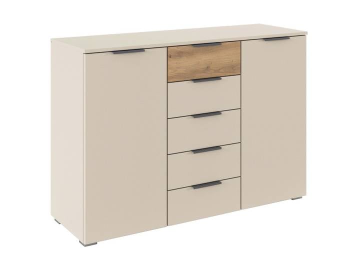 Kommode Ellmau Champagner/Eiche Artisan