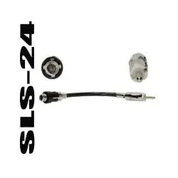 AM/FM Universal, "Rast-2" Stecker mit 75 Ohm Kabel auf DIN Stecker 150 OHM