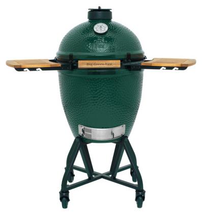 Big Green Egg Keramikgrill Large mit Nest und Akazienseitentische Art.Nr. 117632