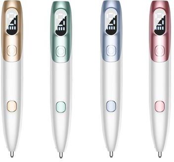 Inspired Deals Precision Mole Removal Pen With 9 Levels LED Display & Blue Light Care gold
