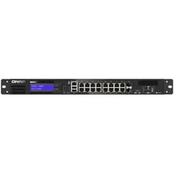 QNAP QGD-1600 Managed Gigabit Ethernet (10/100/1000) 1U Schwarz, Grau
