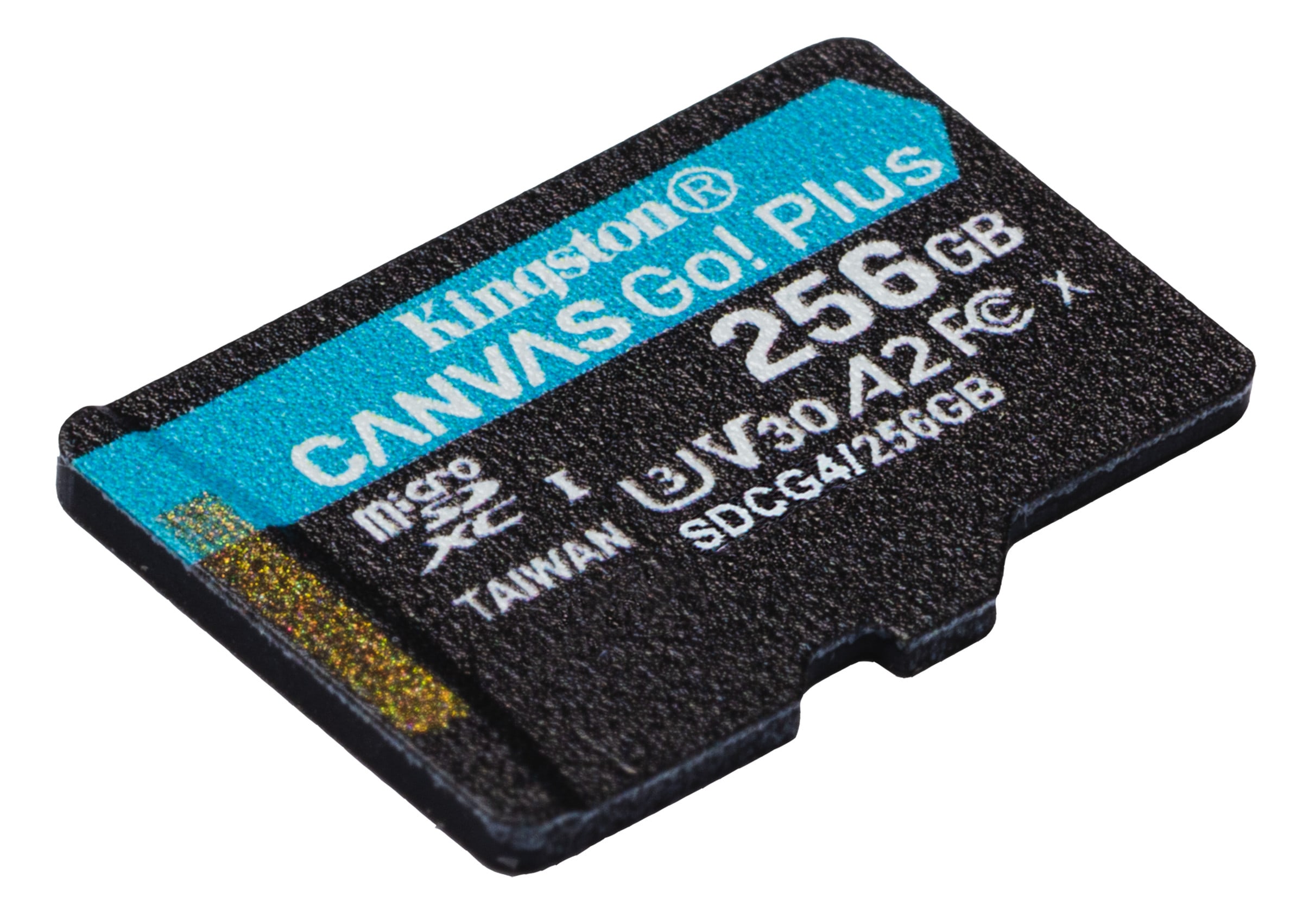 Kingston Canvas Go! Plus Gen4 256GB microSDXC Speicherkarte (200 MB/s, A2 U3) mit Adapter SDCG4/256GB