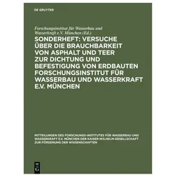 Sonderheft: Versuche über die Brauchbar, Fachbücher