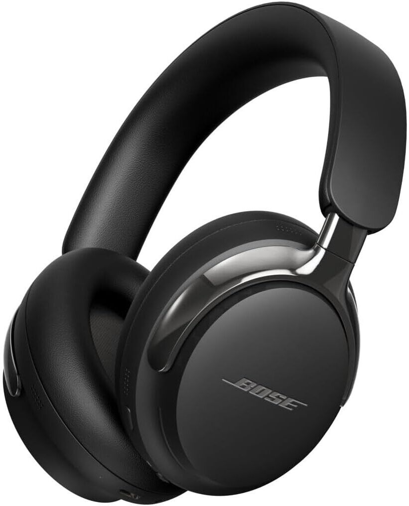 Bose QuietComfort Ultra Bluetooth Headphones (2nd Gen) – Black   Over-Ear Wireless Noise Cancelling Headphones with Spatial Audio, Built-in Mic & 30-Hour Battery Life