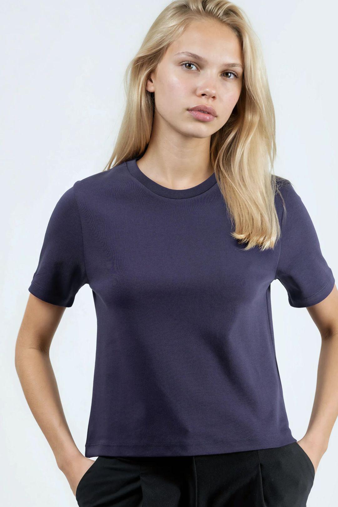 Rondhals Katoenen T-Shirt