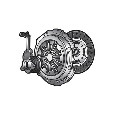 VALEO Kupplungssatz KIT3P (CSC) 834046 für RENAULT NISSAN VENUCIA (DFAC) DACIA