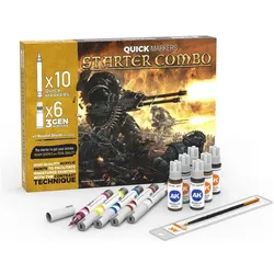 AK Interactive, Marker, Starter Combo Quick Markers + 3gen Set