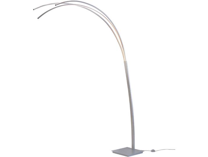 Bopp Stehlampe Bow silber Aluminium 6994 lm Dimmbar H 208 cm - LED - Lichtfarbe: Extra warmweiss - LED Energiesparlampen