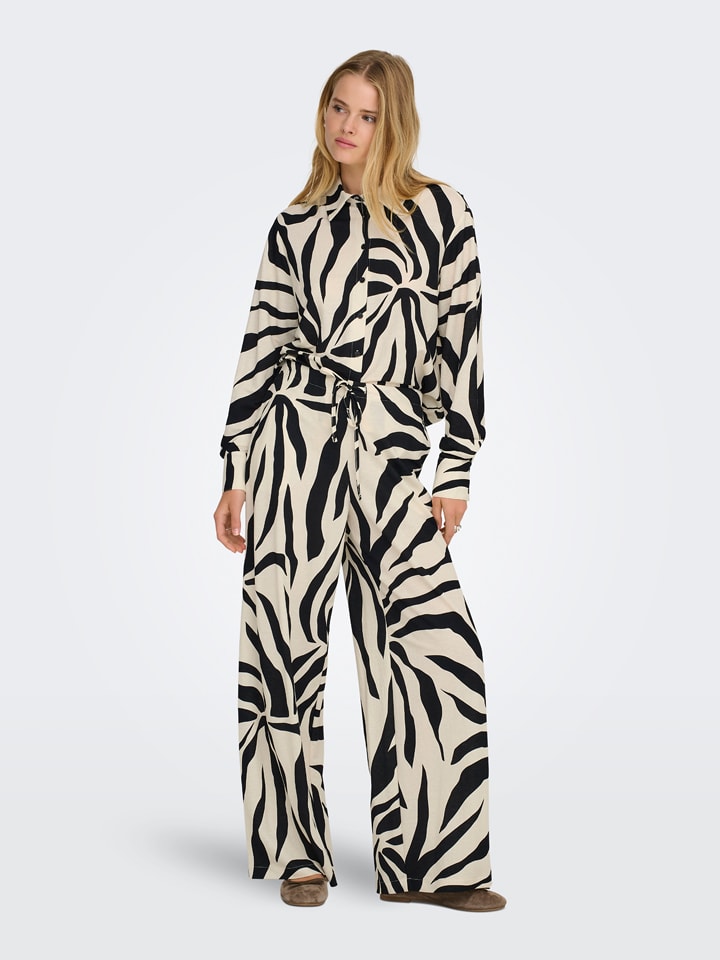 ONLY Marlenehose in Beige - M