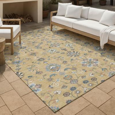 Addison Rugs Machine Washable Indoor/ Outdoor Traditional Basalt Chantille Rug