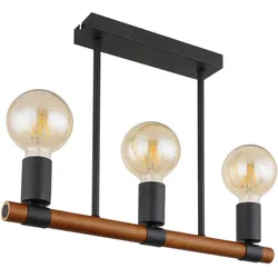 Deckenleuchte Heinrich Braun/Schwarz max. 40 Watt Deckenlampe