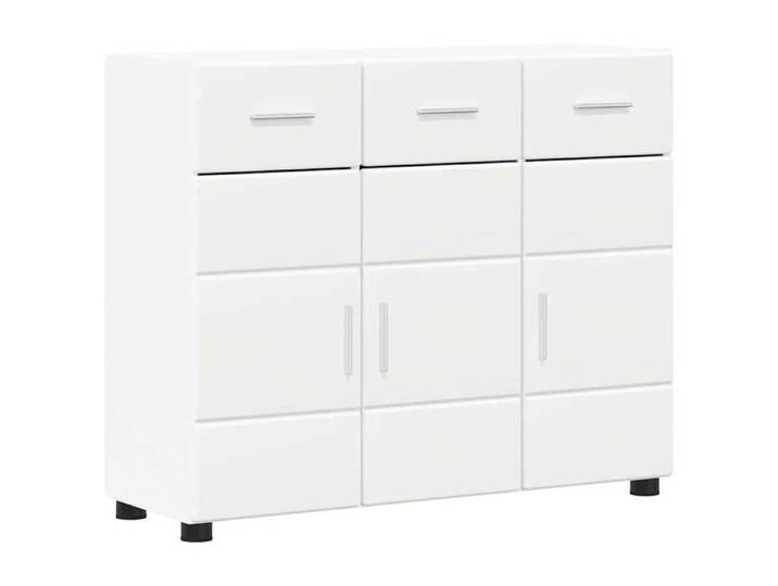 Soldes août 2026 Buffet 1 PC - Buffet Bahut/commode - FLORIN Blanc 88 5x30 5x73cm Bois d'ingénierie 7943863501