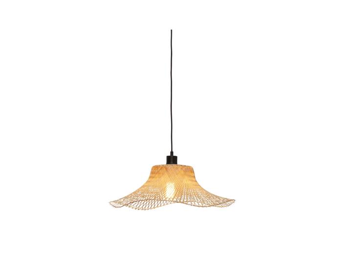 GOOD&MOJO - Lampe à suspendre Ibiza - Bambou - 50x50x15cm Lampe à suspendre - Lampe de table à manger - Lampe de salon - Lampe de chambre à coucher - Salon