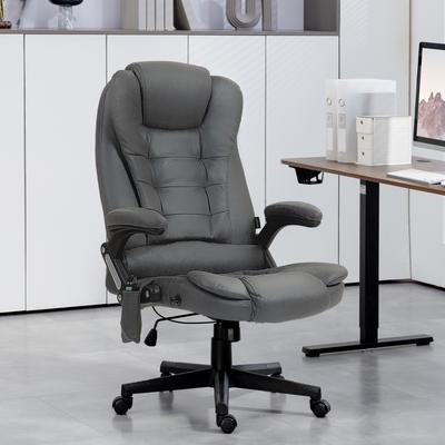 Vinsetto HOMCOM 6 Point Vibrating Massage Executive Office Chair with Heat