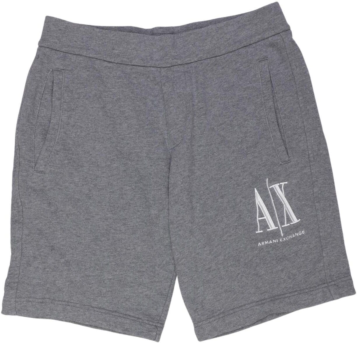 AX Armani Exchange Herren Shorts, Grau, Gr. XS, Baumwolle - Second Hand