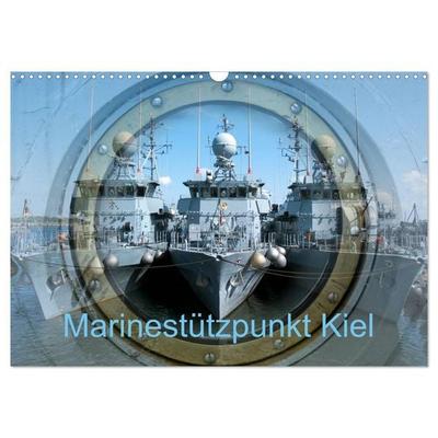 Marinestützpunkt Kiel (Wandkalender 2026 DIN A3 quer), CALVENDO Monatskalender