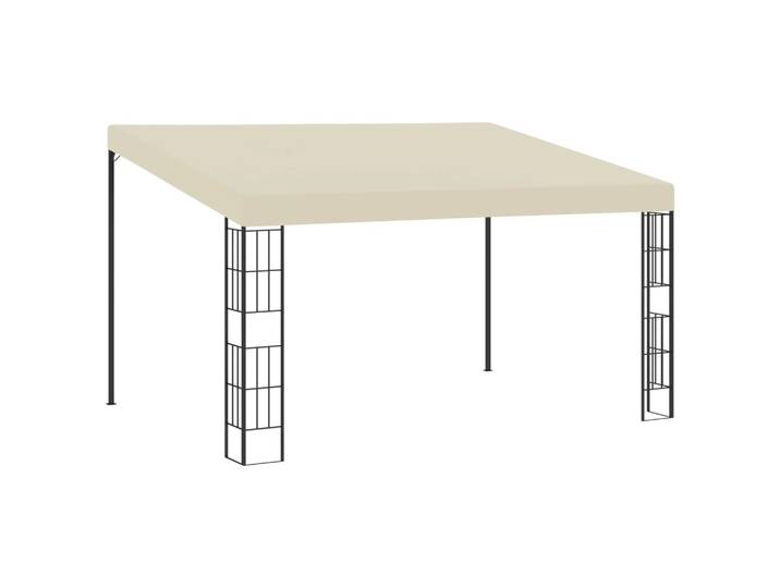 Vidaxl Wall-mounted Gazebo 3x4 M Cream Fabric