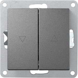 McPower Jalousieschalter Flair 1534767, Unterputz, anthrazit