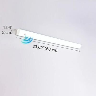 Uplifted Goods Modern LED Ceiling Light With Multiple Size And Sensor Options white 60cm Sensor cold Light
