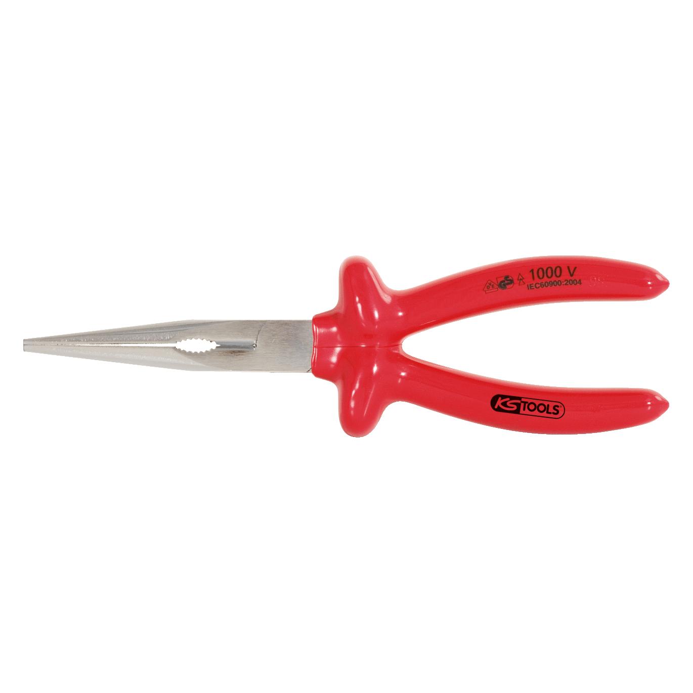 KS Tools CLASSIC VDE Flachrundzange, 160mm (160 mm) (117.1293)