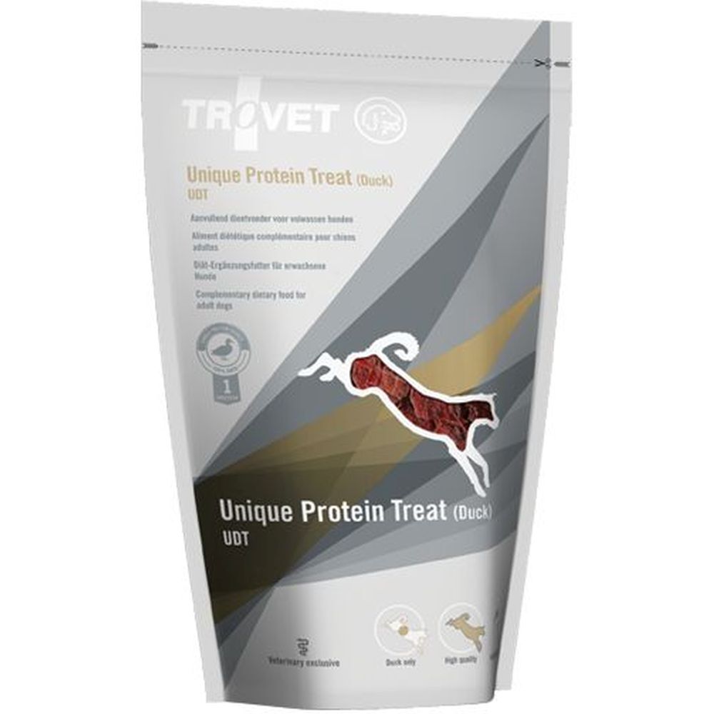 Trovet Unique Protein Treat Hondensnack (Eend) 125 g Beutel