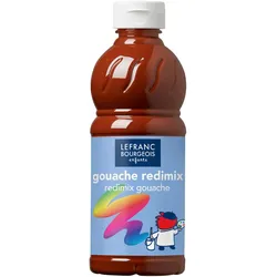LEFRANC BOURGEOIS Gouache Redimix Temperafarbe braun 500,0 ml