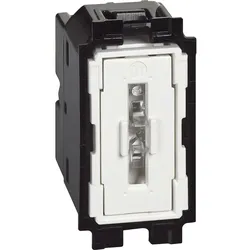 Legrand K4005A LivingNow Schließertaster mit Steckklemmen in 1-moduliger Ausführung